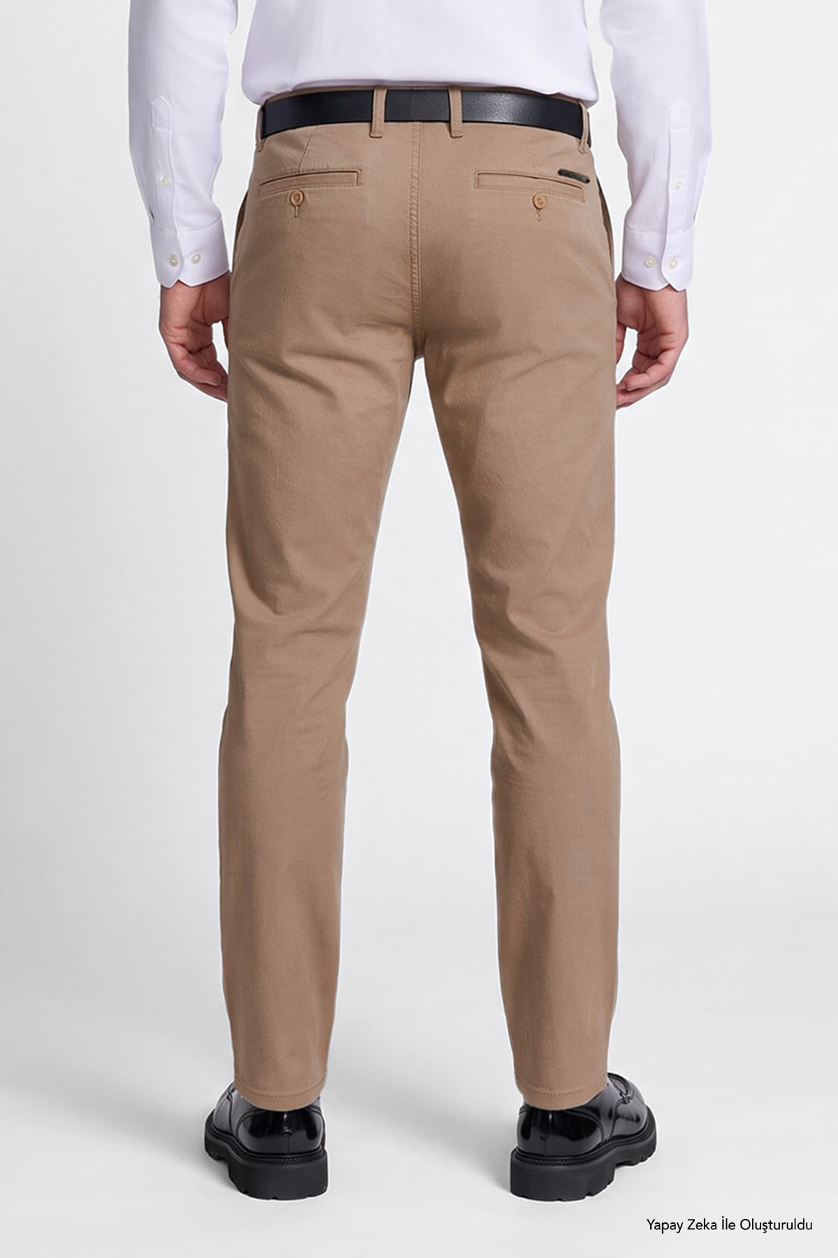 شلوار مردانه AC&Co Altınyıldız Classics نخی شتری Tapered Fit طرح مورب کشی شلوار مردانه AC&Co Altınyıldız Classics نخی شتری Tapered Fit طرح مورب کشی
