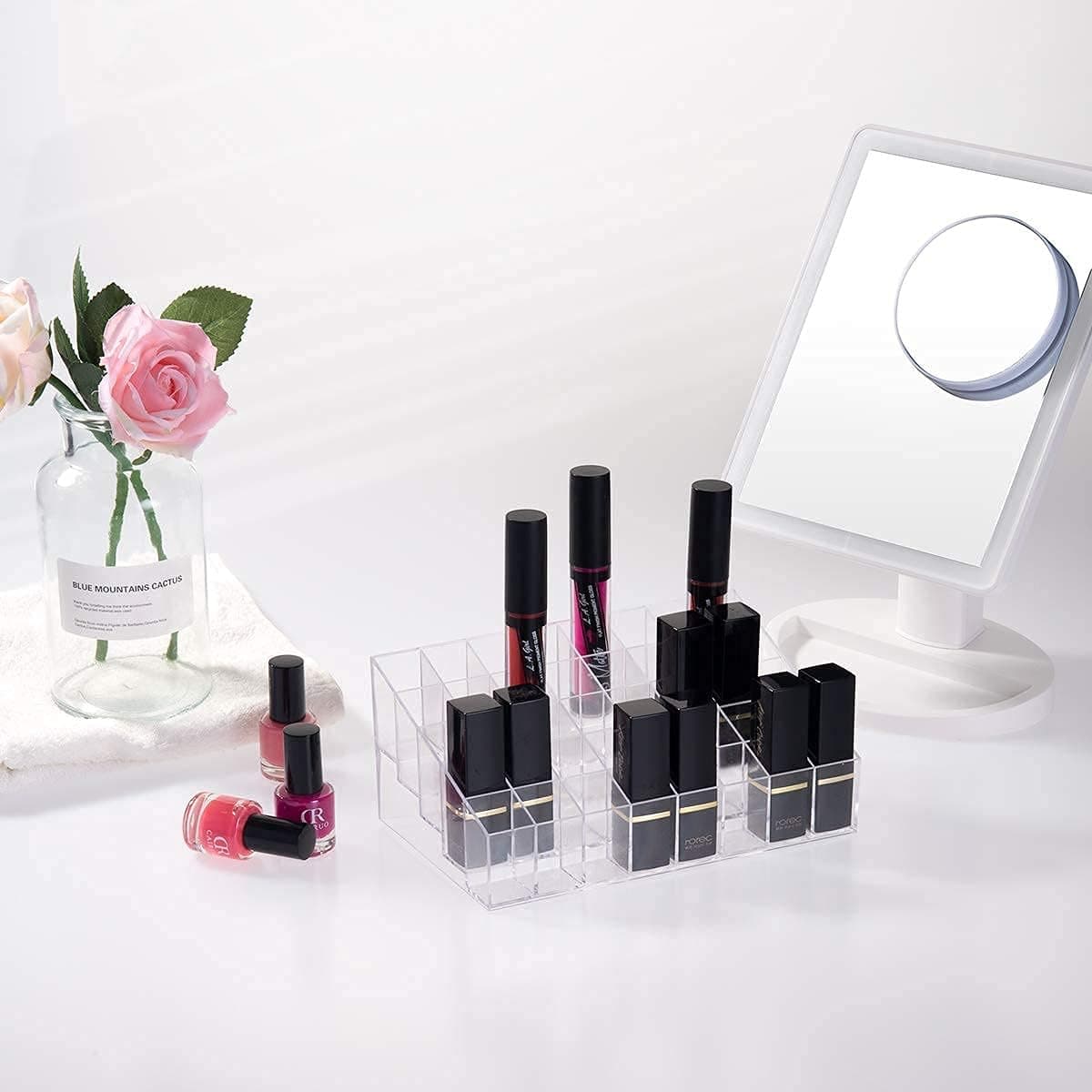 استند نگهدارنده رژلب اکریلیک Benbilry با 40 خانه استند نگهدارنده رژلب اکریلیک Benbilry با 40 خانه