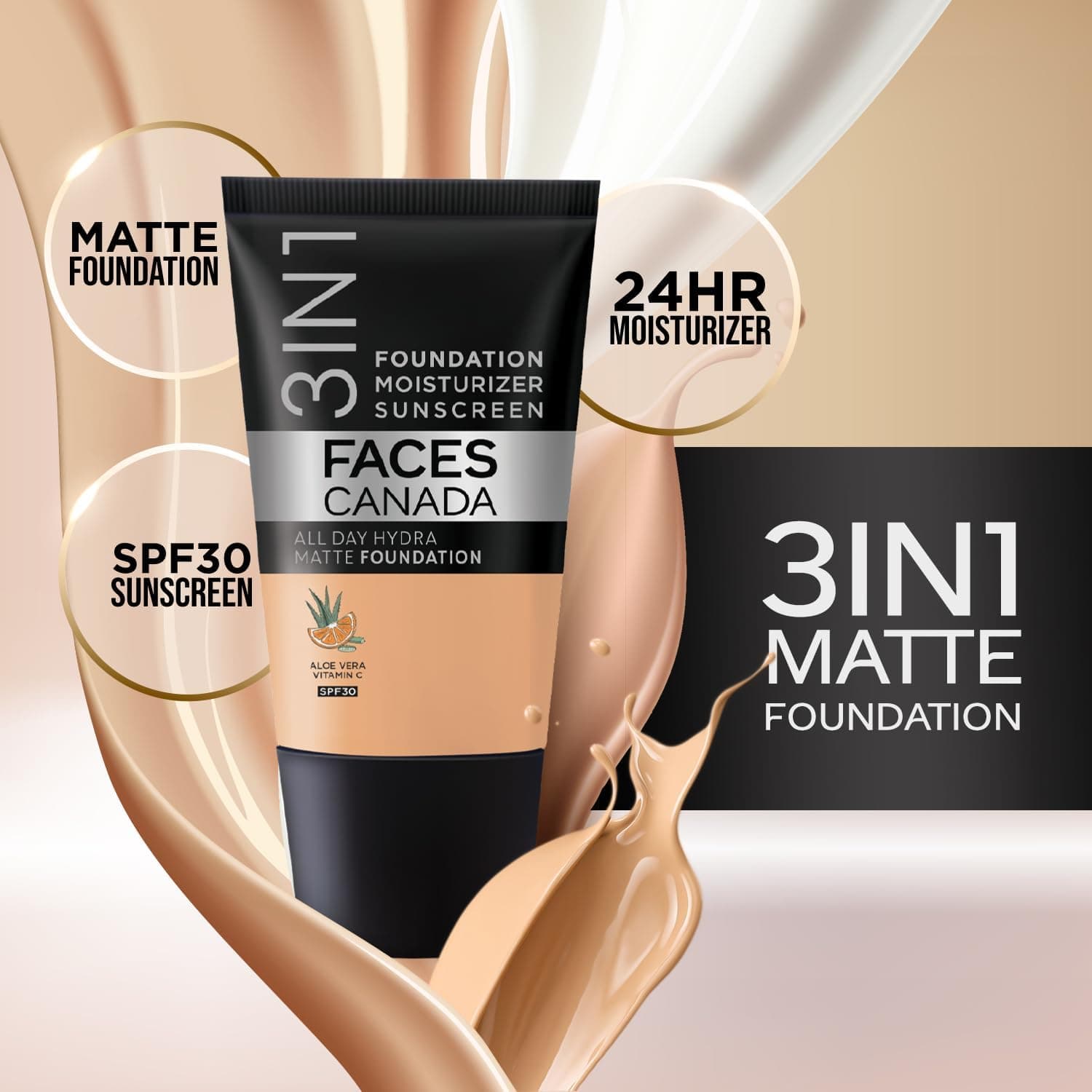 ست آرایشی FACESCANADA شامل کرمپودر مات Rose Ivory 011، کرم استروب Rose Gold و فیکساتور Ultime Pro ست آرایشی FACESCANADA شامل کرمپودر مات Rose Ivory 011، کرم استروب Rose Gold و فیکساتور Ultime Pro