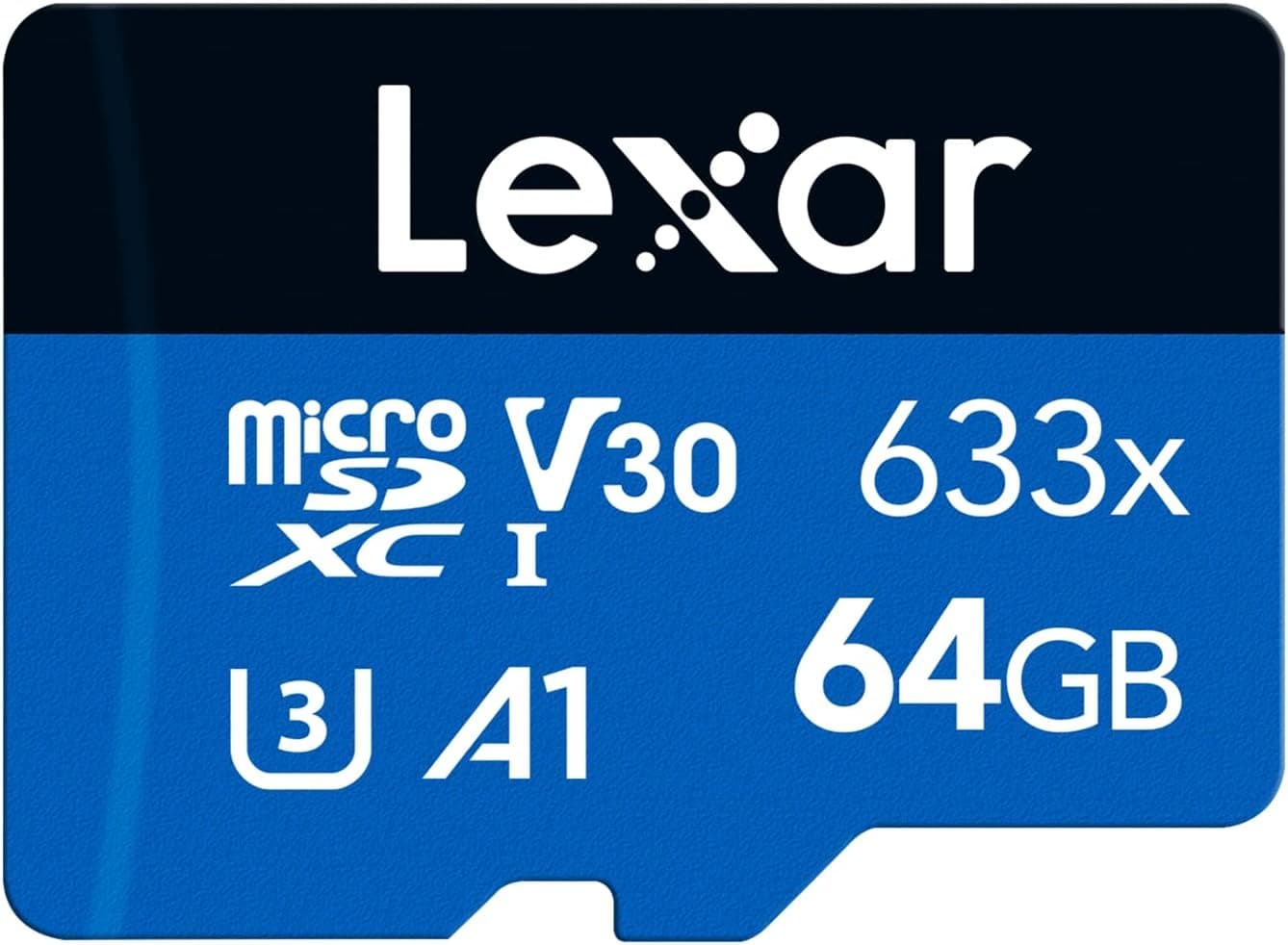 کارت حافظه microSDXC Lexar 633x 64GB UHS-I با سرعت خواندن تا 100MB/s، A1، Class 10، U3، V30 مدل LMS0633064G-BNNAA کارت حافظه microSDXC Lexar 633x 64GB UHS-I با سرعت خواندن تا 100MB/s، A1، Class 10، U3، V30 مدل LMS0633064G-BNNAA
