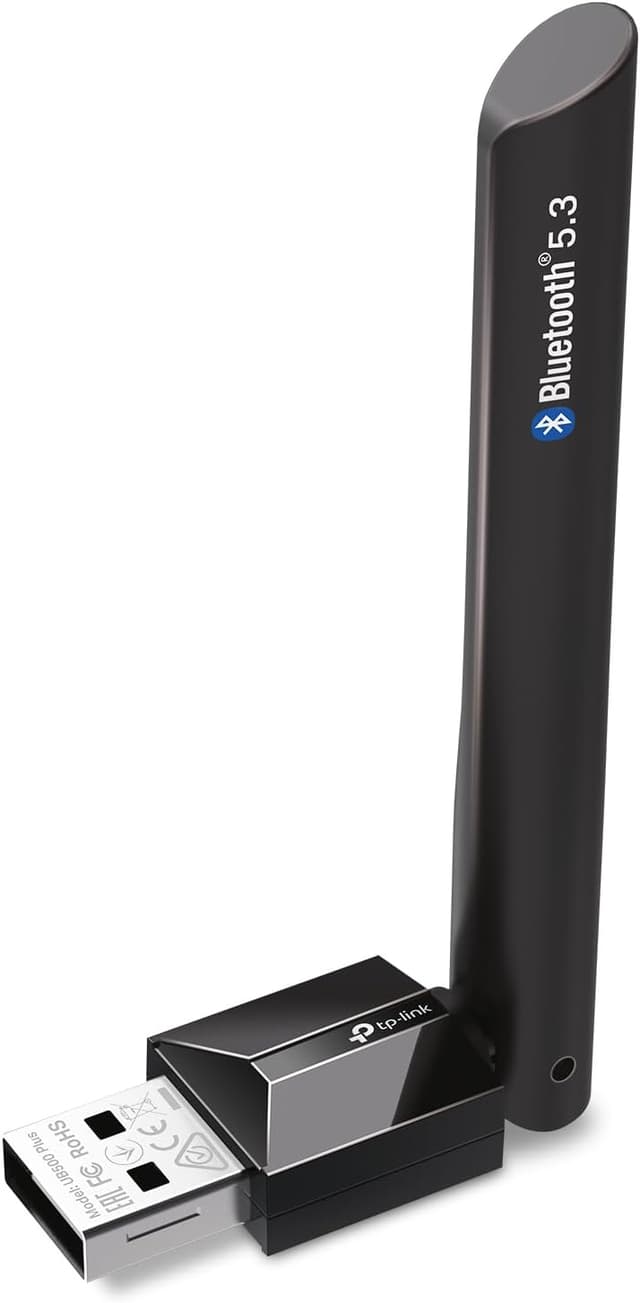 آداپتور بلوتوث USB برای کامپیوتر TP-Link بلوتوث 5.3 با برد بلند و آنتن قابل تنظیم مدل UB500 Plus آداپتور بلوتوث USB برای کامپیوتر TP-Link بلوتوث 5.3 با برد بلند و آنتن قابل تنظیم مدل UB500 Plus
