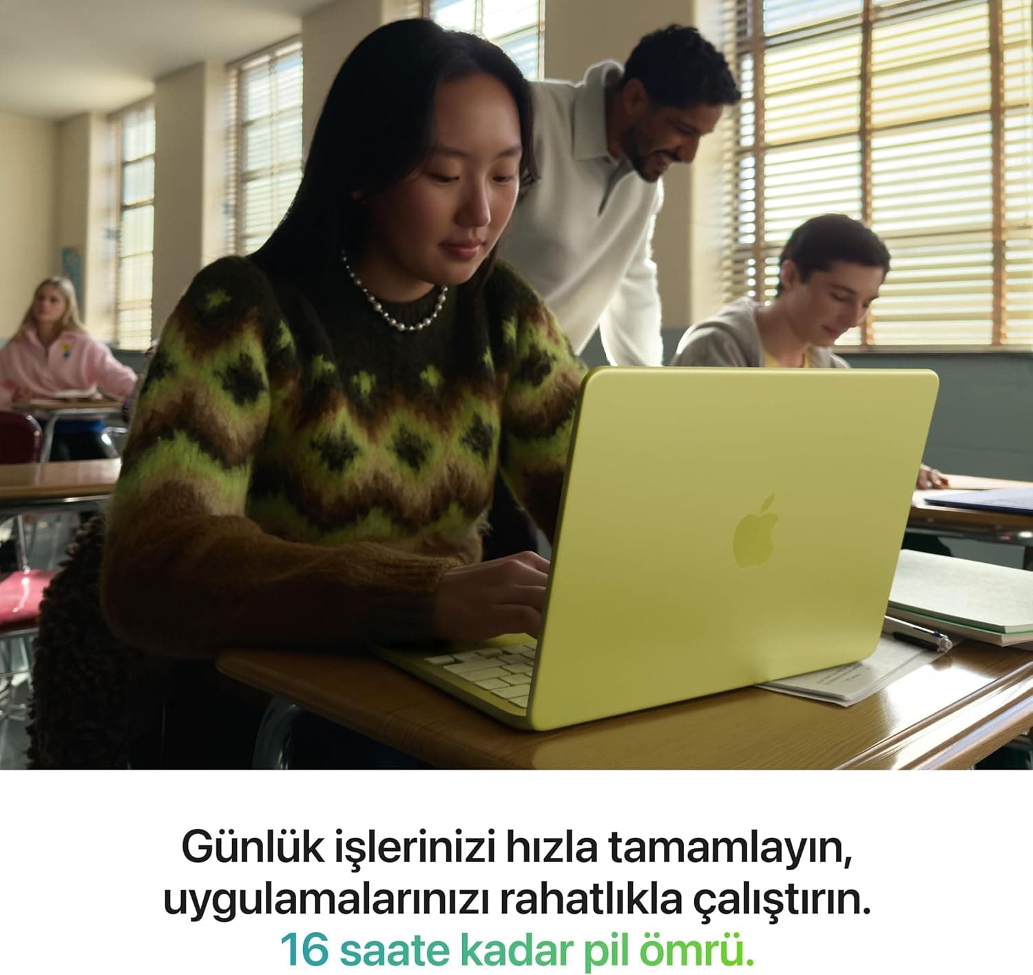 لپتاپ Apple مدل MacBook Neo 13 اینچی با چیپ A18 Pro رنگ ایندیگو لپتاپ Apple مدل MacBook Neo 13 اینچی با چیپ A18 Pro رنگ ایندیگو