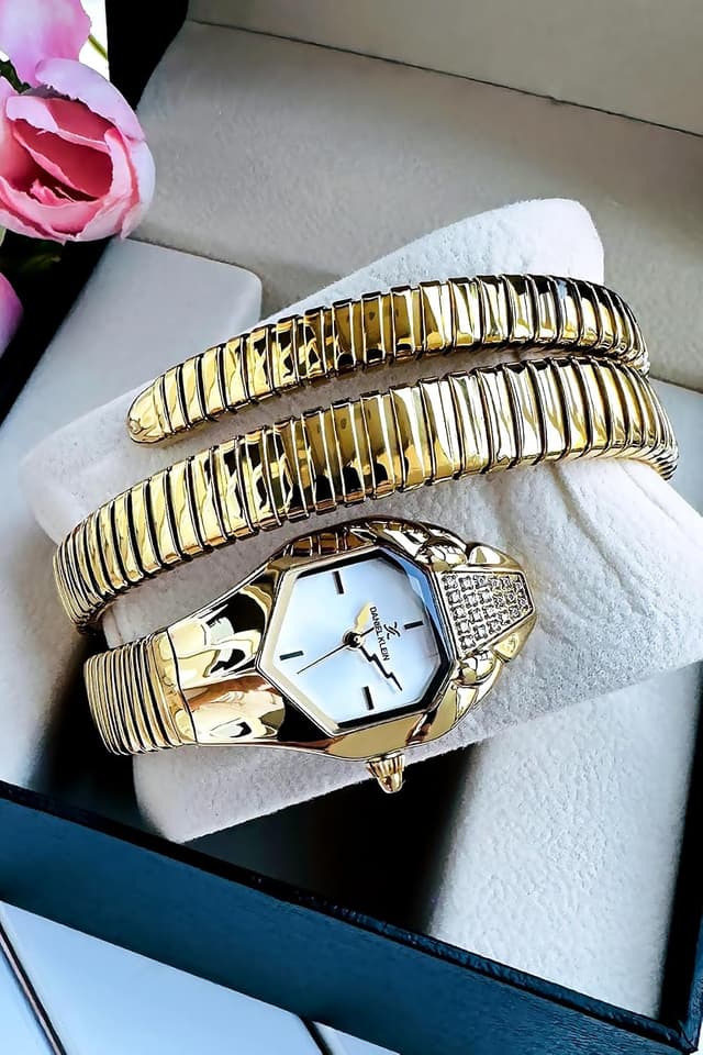 ساعت مچی زنانه Daniel Klein مار بند استیل طلایی ضد آب مدل Dkby2054C2 ساعت مچی زنانه Daniel Klein مار بند استیل طلایی ضد آب مدل Dkby2054C2
