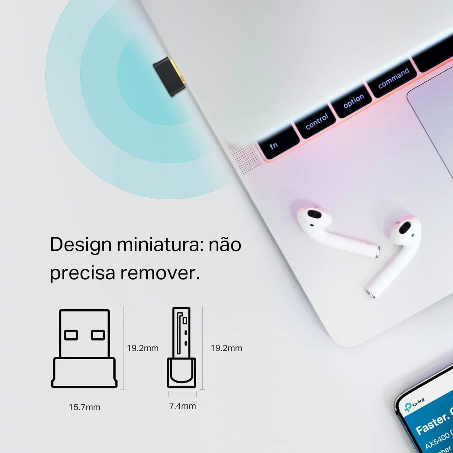 آداپتور USB بیسیم TP-Link مدل Archer T2U Nano AC600 آداپتور USB بیسیم TP-Link مدل Archer T2U Nano AC600