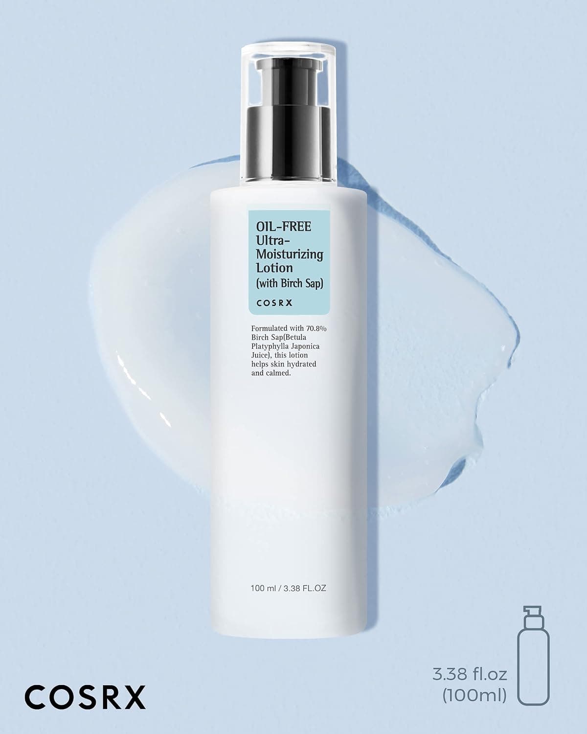 لوسیون فوق مرطوب کننده COSRX بدون روغن با آب توس 100ml لوسیون فوق مرطوب کننده COSRX بدون روغن با آب توس 100ml