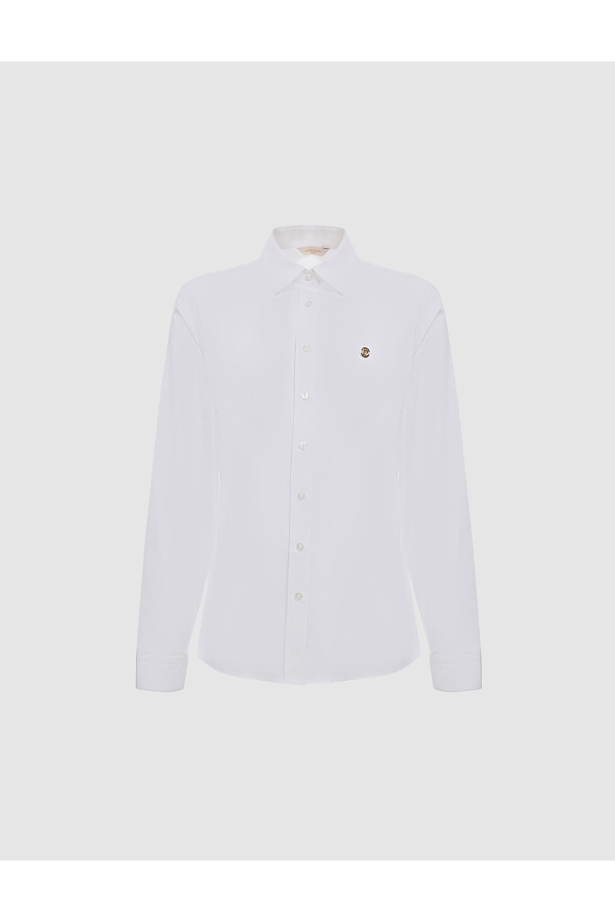 پیراهن زنانه Pierre Cardin سفید اسلیم فیت نخی بیسیک مدل 50328627-VR013 پیراهن زنانه Pierre Cardin سفید اسلیم فیت نخی بیسیک مدل 50328627-VR013