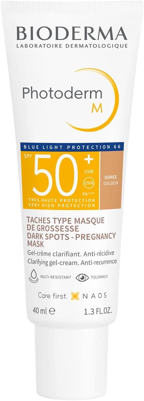 کرم ضدآفتاب رنگی صورت Bioderma Photoderm M Golden SPF50+ با محافظت بسیار بالا در برابر لکهای تیره و نور آبی 40 ml کرم ضدآفتاب رنگی صورت Bioderma Photoderm M Golden SPF50+ با محافظت بسیار بالا در برابر لکهای تیره و نور آبی 40 ml
