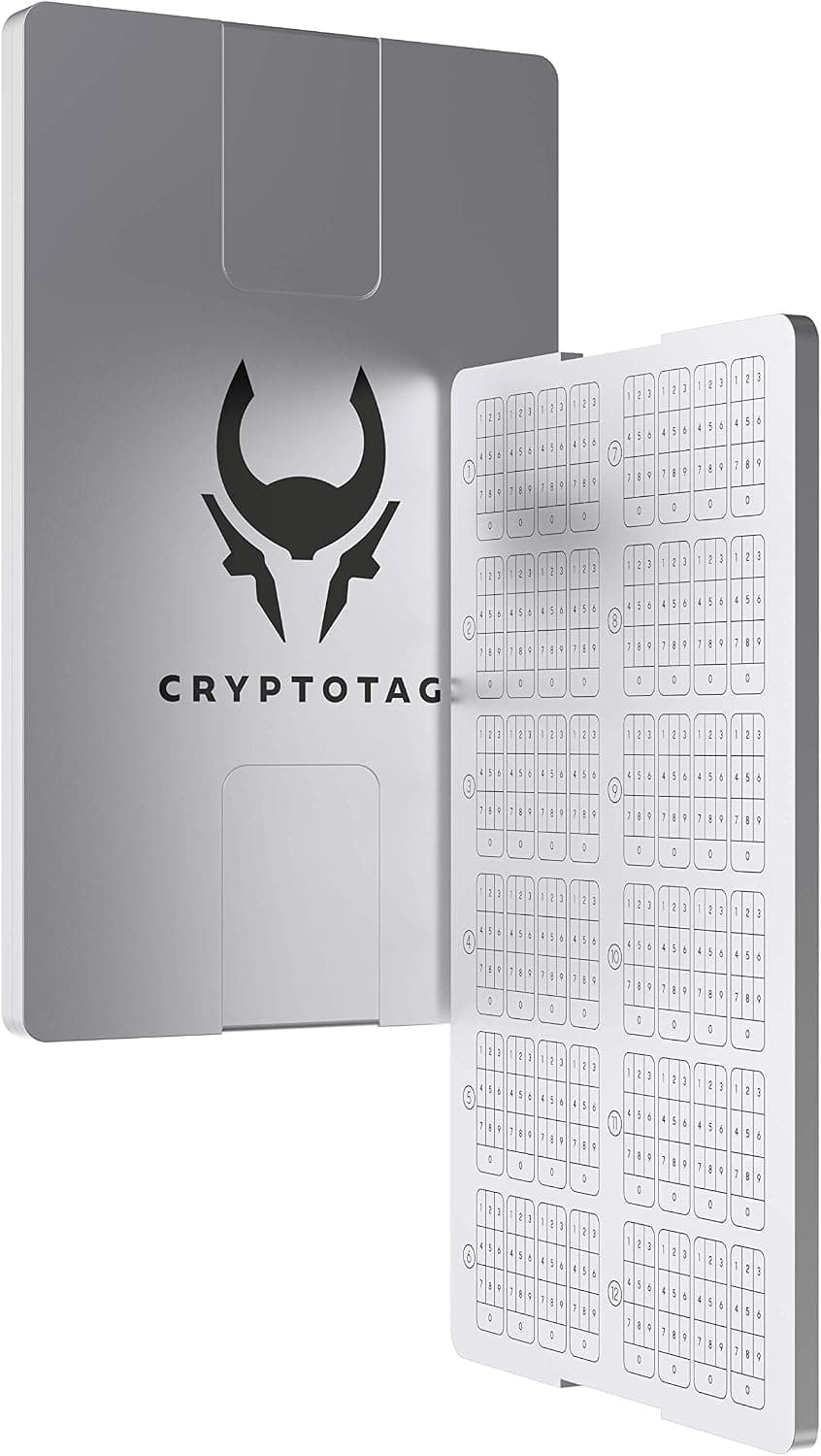 کیت ذخیرهسازی سید کریپتو CRYPTOTAG از جنس تیتانیوم سازگار با Ledger و Trezor مدل Zeus کیت ذخیرهسازی سید کریپتو CRYPTOTAG از جنس تیتانیوم سازگار با Ledger و Trezor مدل Zeus