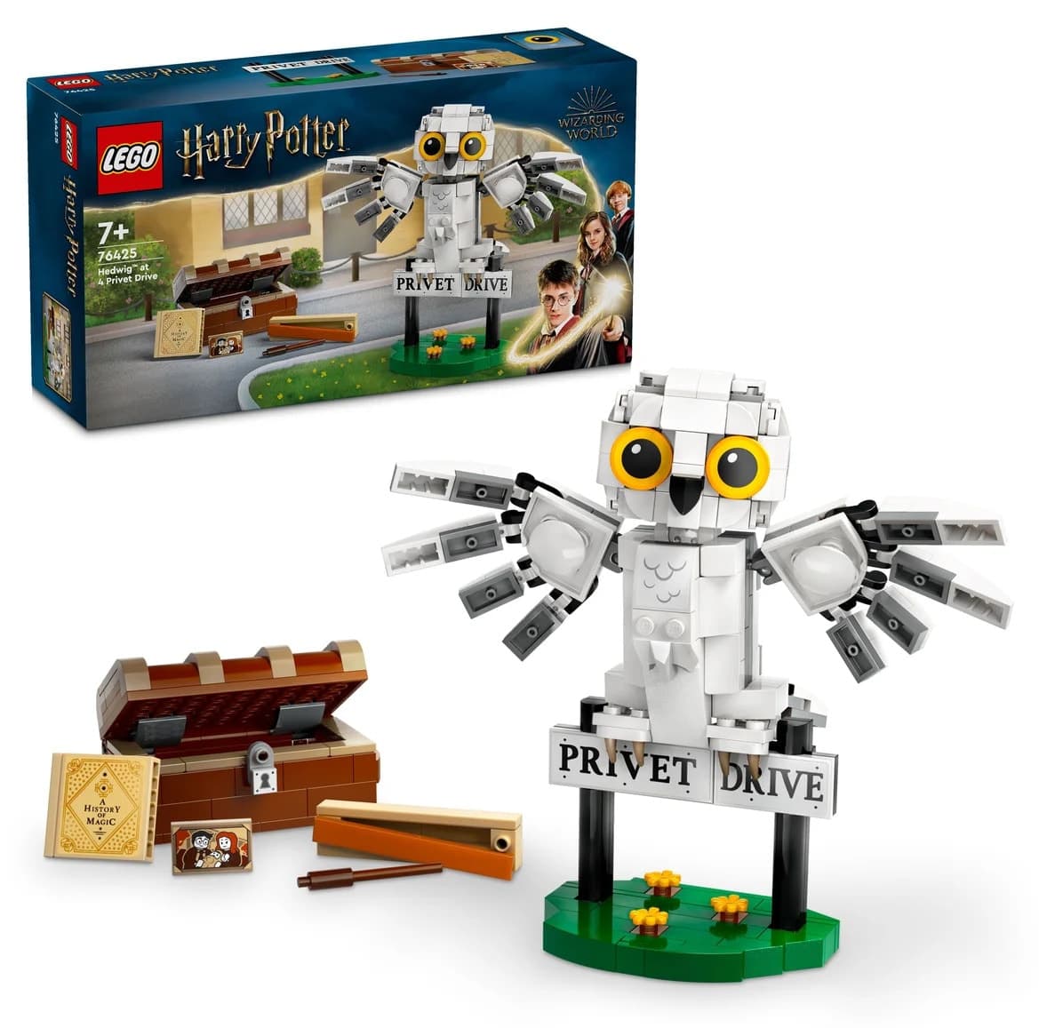 لگو Harry Potter مدل 76425 Hedwig و Privet Drive 4 (337 قطعه) لگو Harry Potter مدل 76425 Hedwig و Privet Drive 4 (337 قطعه)