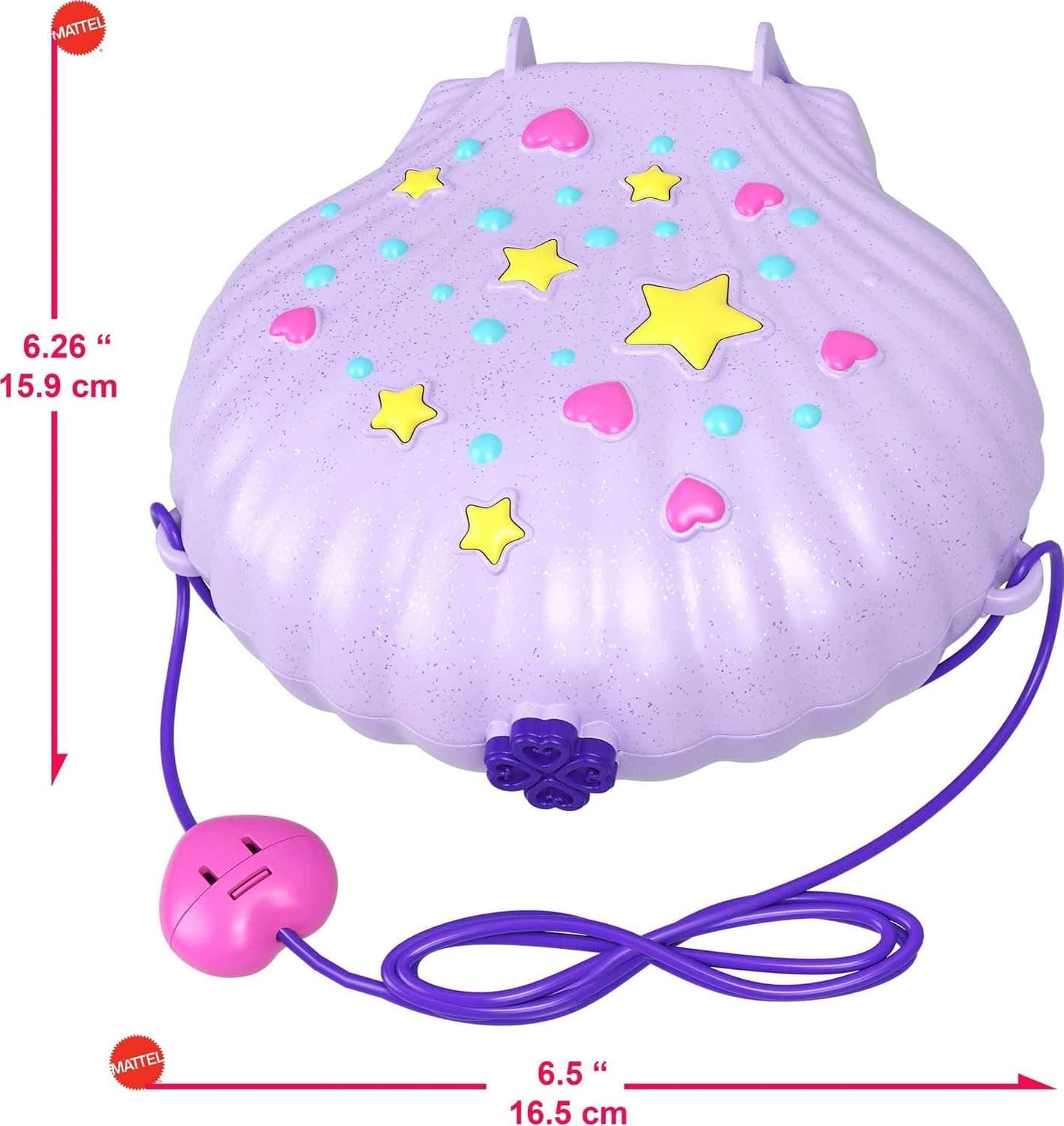 کیف دستی Polly Pocket مدل TINY POWER Seashell کیف دستی Polly Pocket مدل TINY POWER Seashell