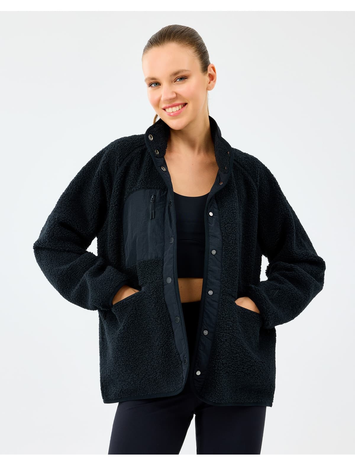 مونت زنانه Skechers سیاه SKECH SHERPA Fusion Pull Over مدل S2520218-3817 مونت زنانه Skechers سیاه SKECH SHERPA Fusion Pull Over مدل S2520218-3817