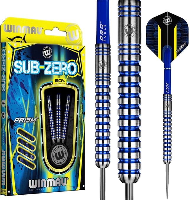 ست دارت حرفهای نوکفولادی تنگستن WINMAU با وزن 24g مدل Sub-Zero ست دارت حرفهای نوکفولادی تنگستن WINMAU با وزن 24g مدل Sub-Zero