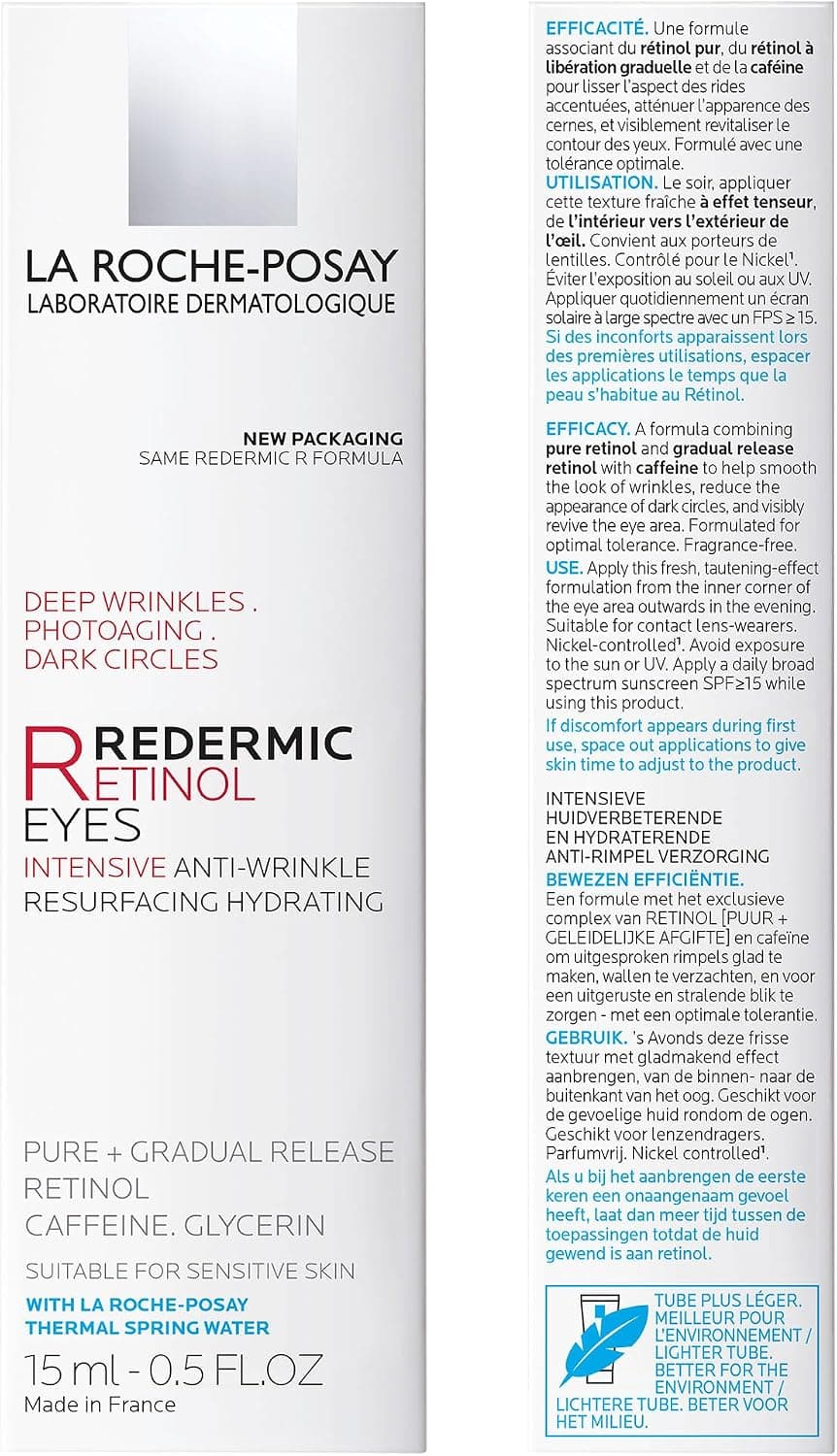 کرم مراقبت دور چشم Redermic R Yeux حاوی رتینول ضدپیری 15ml کرم مراقبت دور چشم Redermic R Yeux حاوی رتینول ضدپیری 15ml