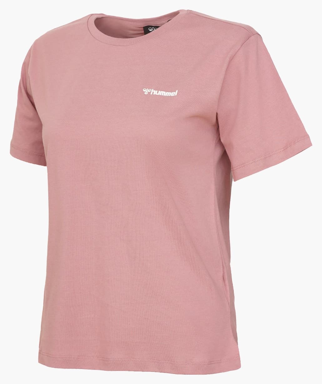 تیشرت زنانه hummel Jullianna ورزشی روزمره رنگ گلکرکی و پودری مدل 912391 تیشرت زنانه hummel Jullianna ورزشی روزمره رنگ گلکرکی و پودری مدل 912391