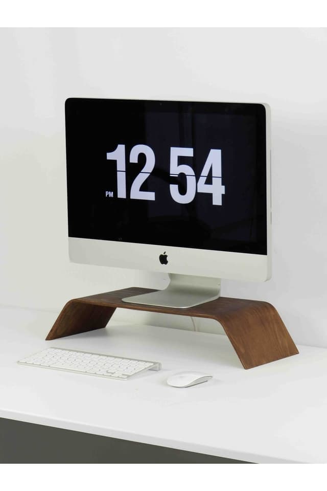 پایه مانیتور و استند بالابرنده کامپیوتر Fagus Wood چوبی گردویی مدل CEVİZ پایه مانیتور و استند بالابرنده کامپیوتر Fagus Wood چوبی گردویی مدل CEVİZ