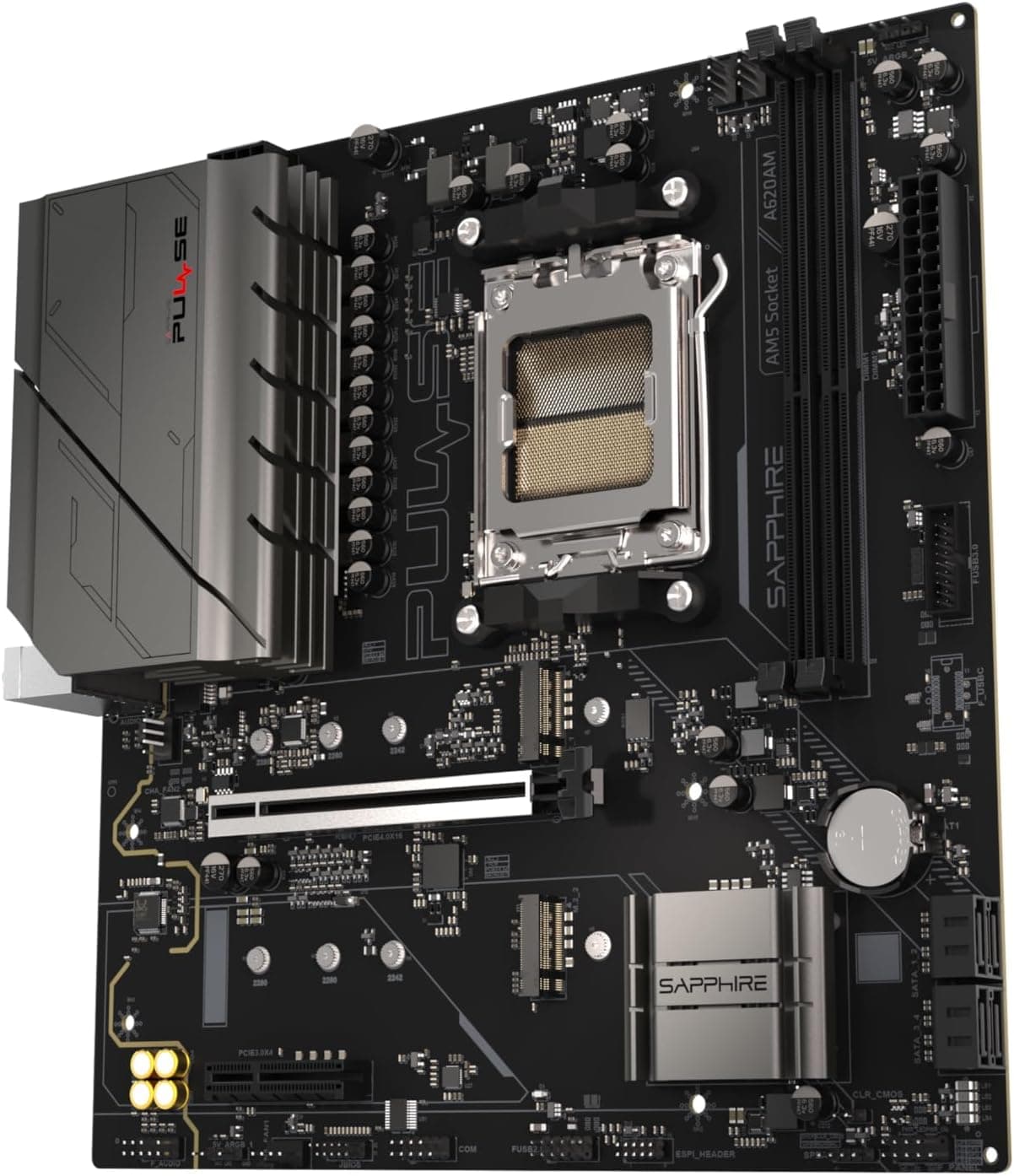 مادربرد Sapphire AMD AM5 mATX مدل PULSE A620AM 52118-03-40G مادربرد Sapphire AMD AM5 mATX مدل PULSE A620AM 52118-03-40G