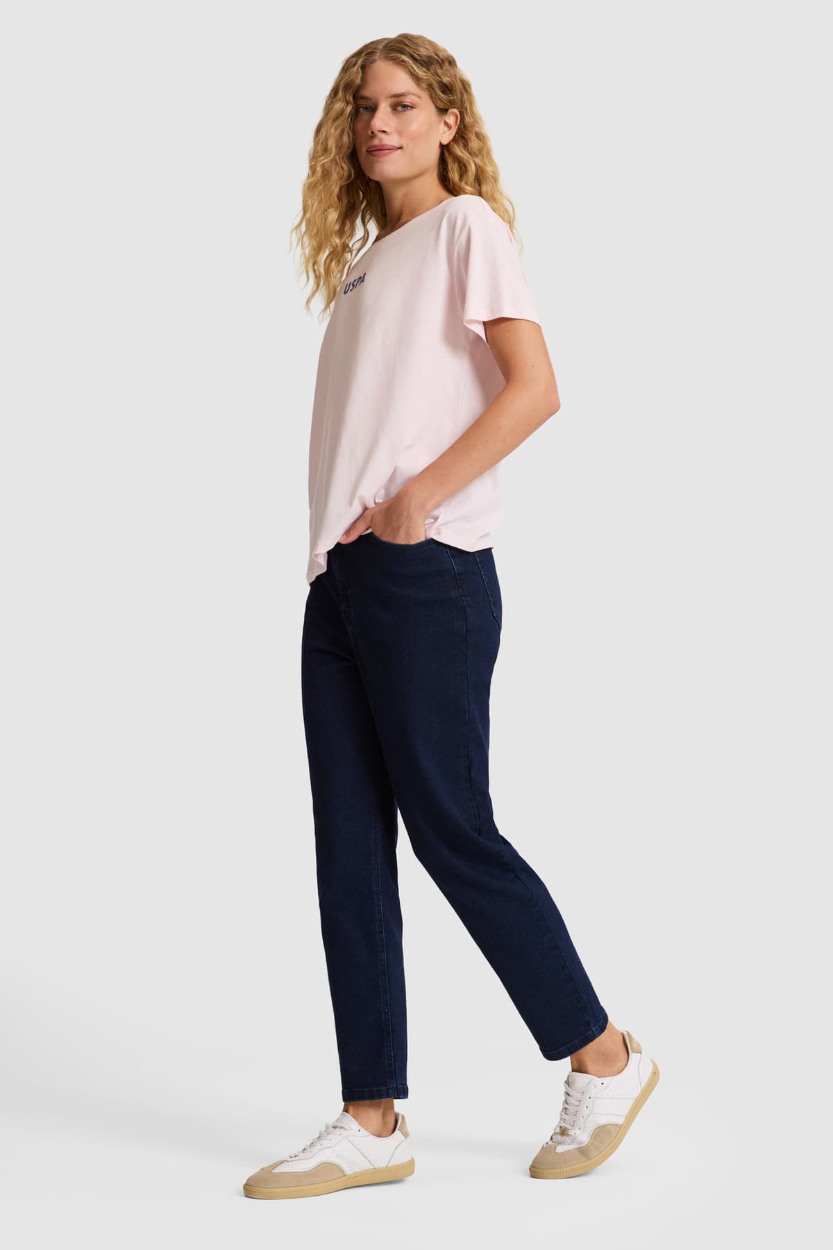 شلوار جین زنانه U.S. Polo Assn. بنفش مدل 50325217-DN0013 شلوار جین زنانه U.S. Polo Assn. بنفش مدل 50325217-DN0013