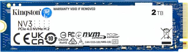حافظه SSD داخلی Kingston NV3 NVMe PCIe 4.0 ظرفیت 2TB مدل M.2 2280-SNV3S/2000G حافظه SSD داخلی Kingston NV3 NVMe PCIe 4.0 ظرفیت 2TB مدل M.2 2280-SNV3S/2000G
