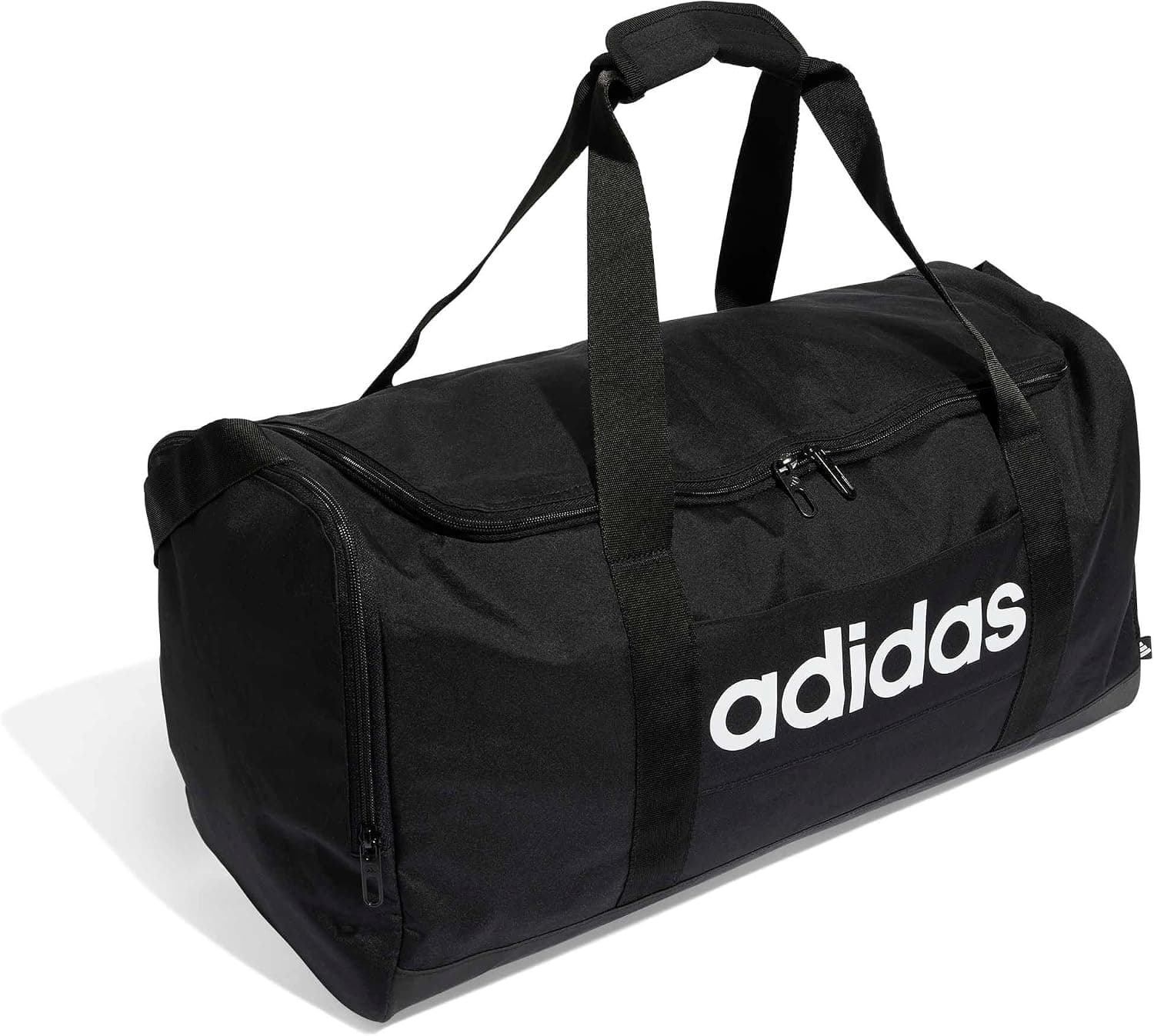 ساک ورزشی unisex adidas مشکی/مشکی/سفید مدل LINEAR DUFFEL MEDIUM ساک ورزشی unisex adidas مشکی/مشکی/سفید مدل LINEAR DUFFEL MEDIUM