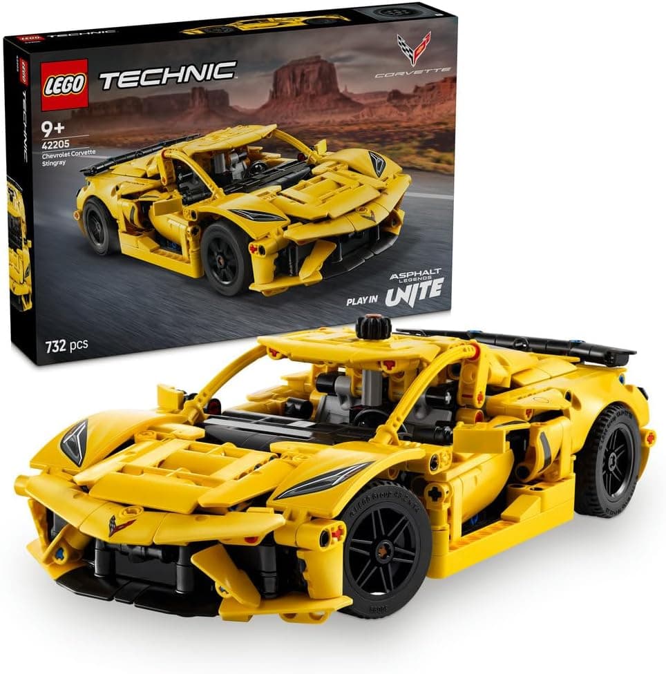 لگو Technic Chevrolet Corvette Stingray خودرو مدل 42205 لگو Technic Chevrolet Corvette Stingray خودرو مدل 42205