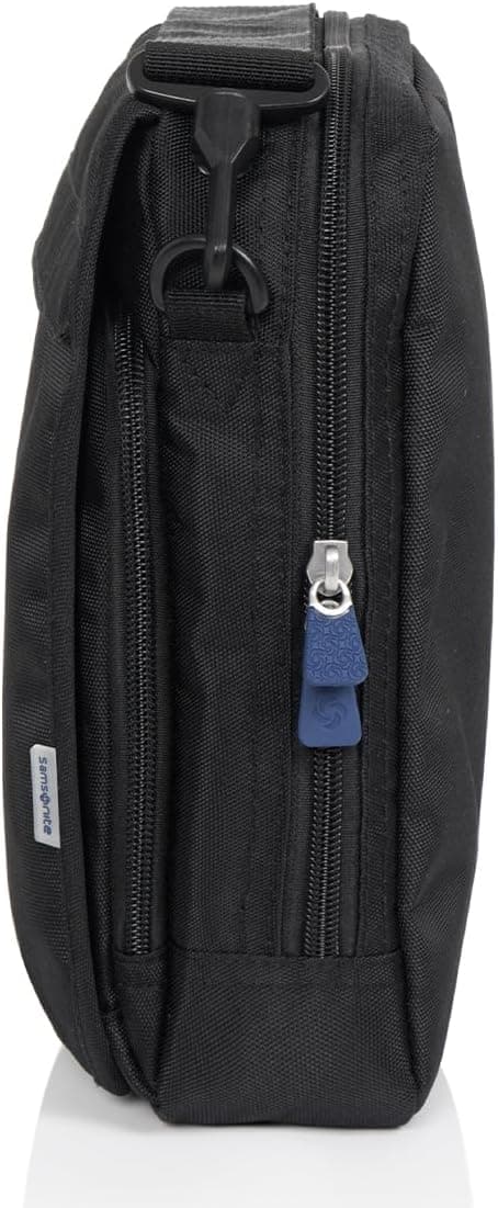 کیف Samsonite پلیاستر 100% مشکی با بند شانهای جداشونده مدل Excursion کیف Samsonite پلیاستر 100% مشکی با بند شانهای جداشونده مدل Excursion
