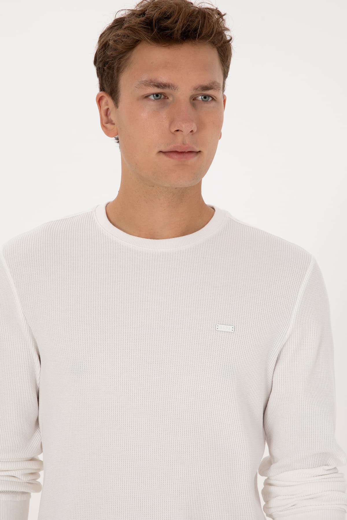 سویشرت مردانه U.S. Polo Assn. یقه گرد فیت معمولی سفید مدل 50316390-VR184 سویشرت مردانه U.S. Polo Assn. یقه گرد فیت معمولی سفید مدل 50316390-VR184