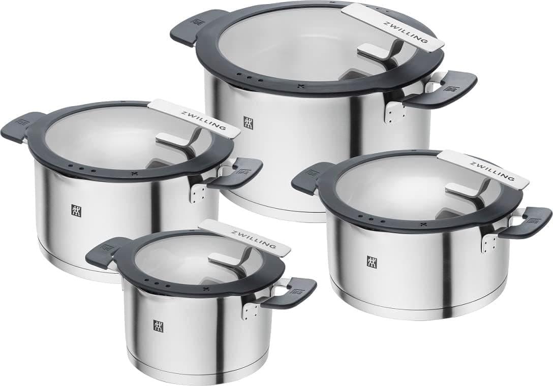 ست قابلمه ZWILLING مدل Simplify مجموعه ۵ عددی از جنس فولاد ضدزنگ ست قابلمه ZWILLING مدل Simplify مجموعه ۵ عددی از جنس فولاد ضدزنگ