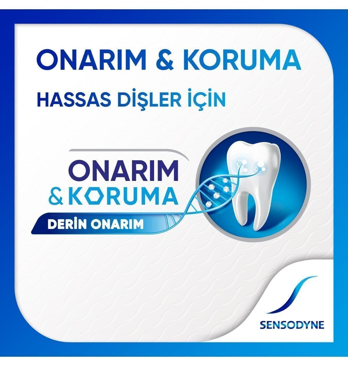 خمیر دندان Sensodyne ترمیم و محافظت سفیدکننده 75ml×2 عدد خمیر دندان Sensodyne ترمیم و محافظت سفیدکننده 75ml×2 عدد