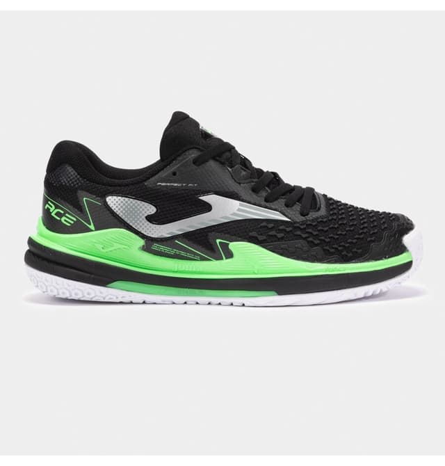 کفش تنیس مردانه Joma Ace مخصوص زمین خاکی مشکی مدل TACEW2501C کفش تنیس مردانه Joma Ace مخصوص زمین خاکی مشکی مدل TACEW2501C