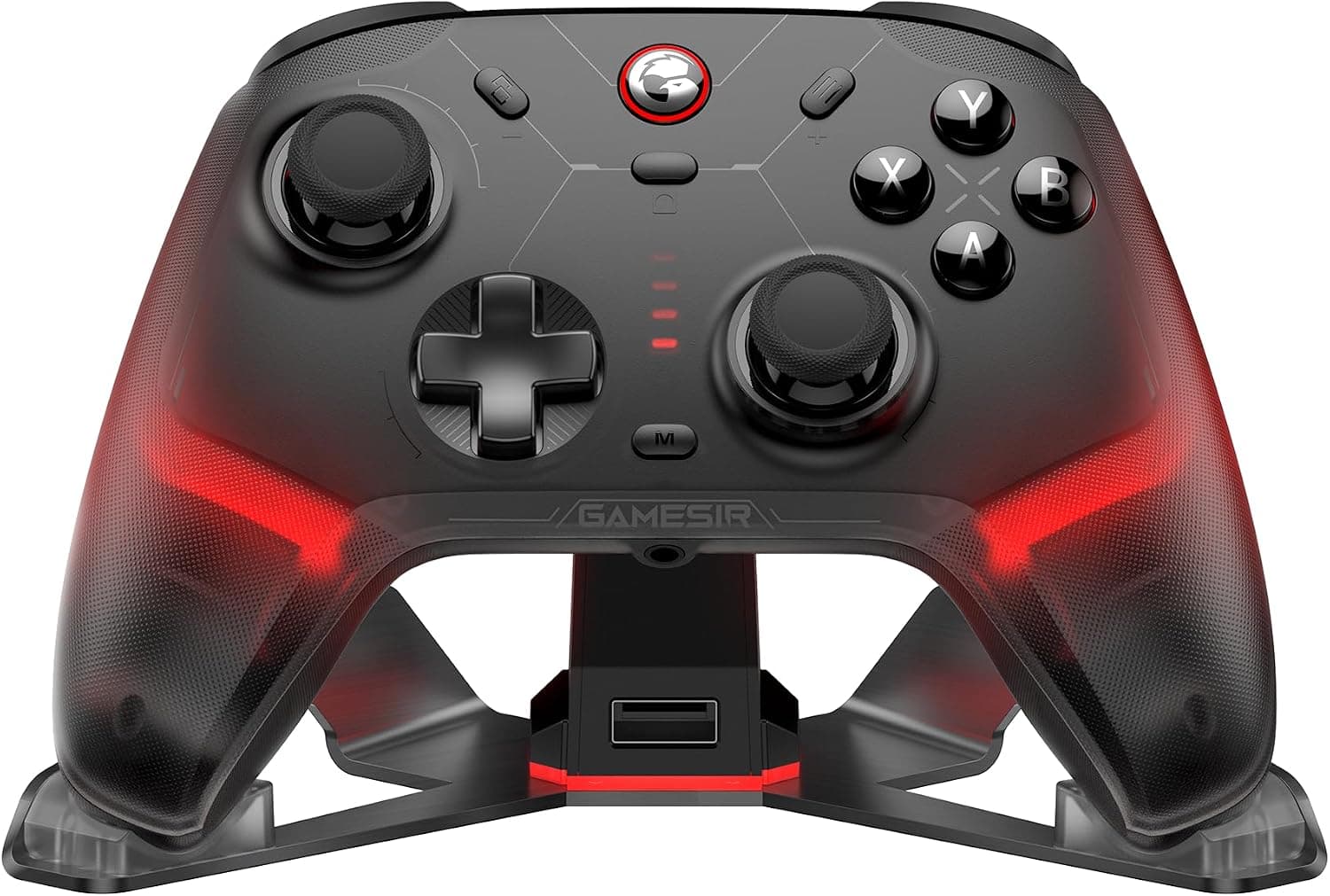 دسته بازی GameSir مدل Cyclone 2 برای PC با داک شارژ مشکی دسته بازی GameSir مدل Cyclone 2 برای PC با داک شارژ مشکی