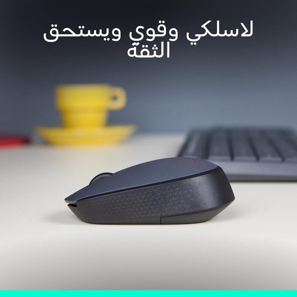 ماوس بیسیم Logitech مشکی مدل M170 910-004642 ماوس بیسیم Logitech مشکی مدل M170 910-004642