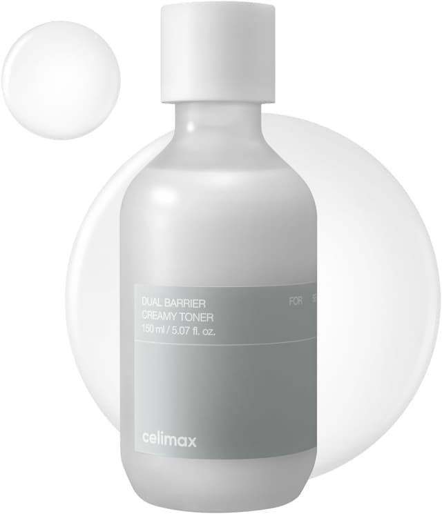تونر کرمی صورت CELIMAX حاوی سرامید، بدون روغن و الکل مدل Dual Barrier 150ml تونر کرمی صورت CELIMAX حاوی سرامید، بدون روغن و الکل مدل Dual Barrier 150ml