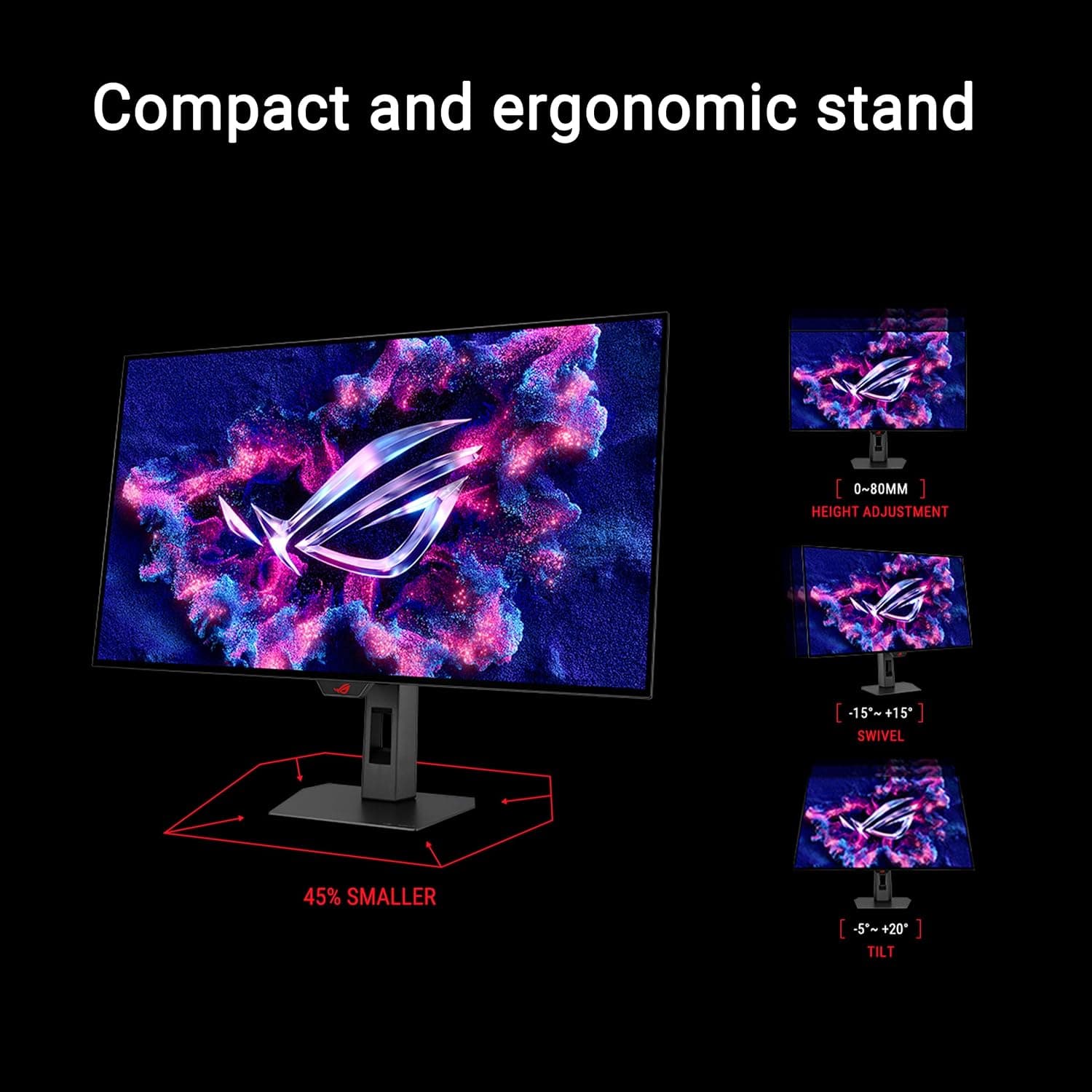 مانیتور گیمینگ ASUS ROG Strix OLED ۳۲ اینچ 4K مشکی مدل XG32UCWMG مانیتور گیمینگ ASUS ROG Strix OLED ۳۲ اینچ 4K مشکی مدل XG32UCWMG