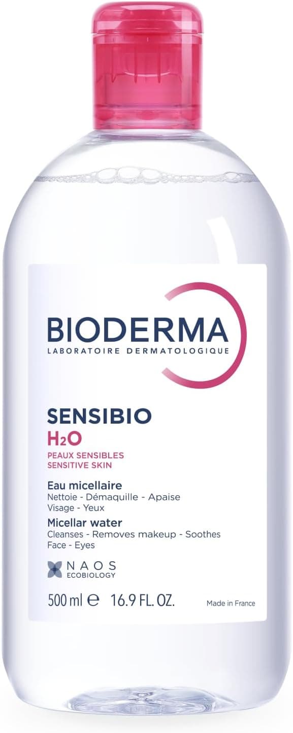 محلول میسلار پاککننده آرایش و صورت پوست حساس Bioderma Sensibio H2O محلول میسلار پاککننده آرایش و صورت پوست حساس Bioderma Sensibio H2O