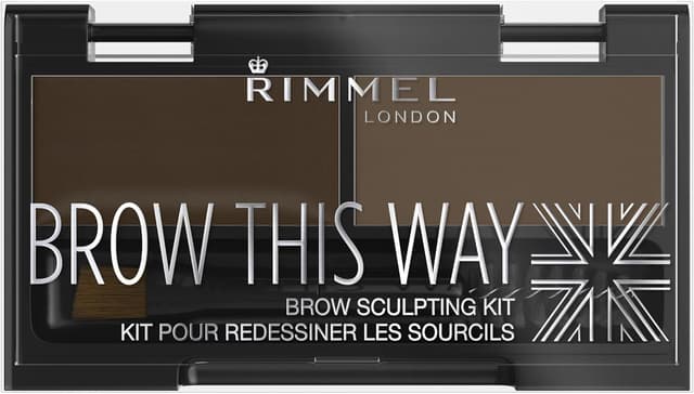 کیت فرمدهی ابرو Rimmel مدل Brow This Way رنگ قهوهای تیره کیت فرمدهی ابرو Rimmel مدل Brow This Way رنگ قهوهای تیره