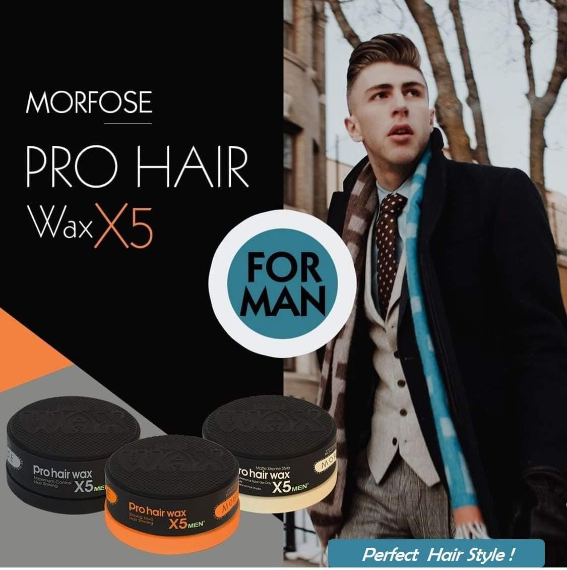 واکس موی مردانه MORFOSE Pro Hair X5 150 ml واکس موی مردانه MORFOSE Pro Hair X5 150 ml