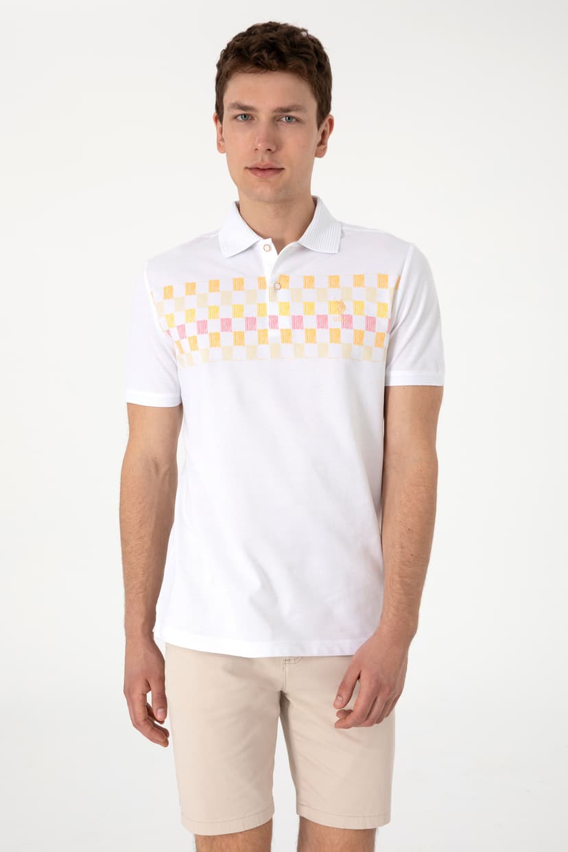 تیشرت مردانه U.S. Polo Assn. فیت معمولی یقه پولو نارنجی مدل 50300386-VR202 تیشرت مردانه U.S. Polo Assn. فیت معمولی یقه پولو نارنجی مدل 50300386-VR202