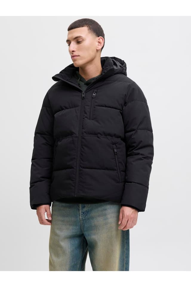 ژاکت پفی مردانه Jack & Jones مشکی مدل JJEOWEN ژاکت پفی مردانه Jack & Jones مشکی مدل JJEOWEN