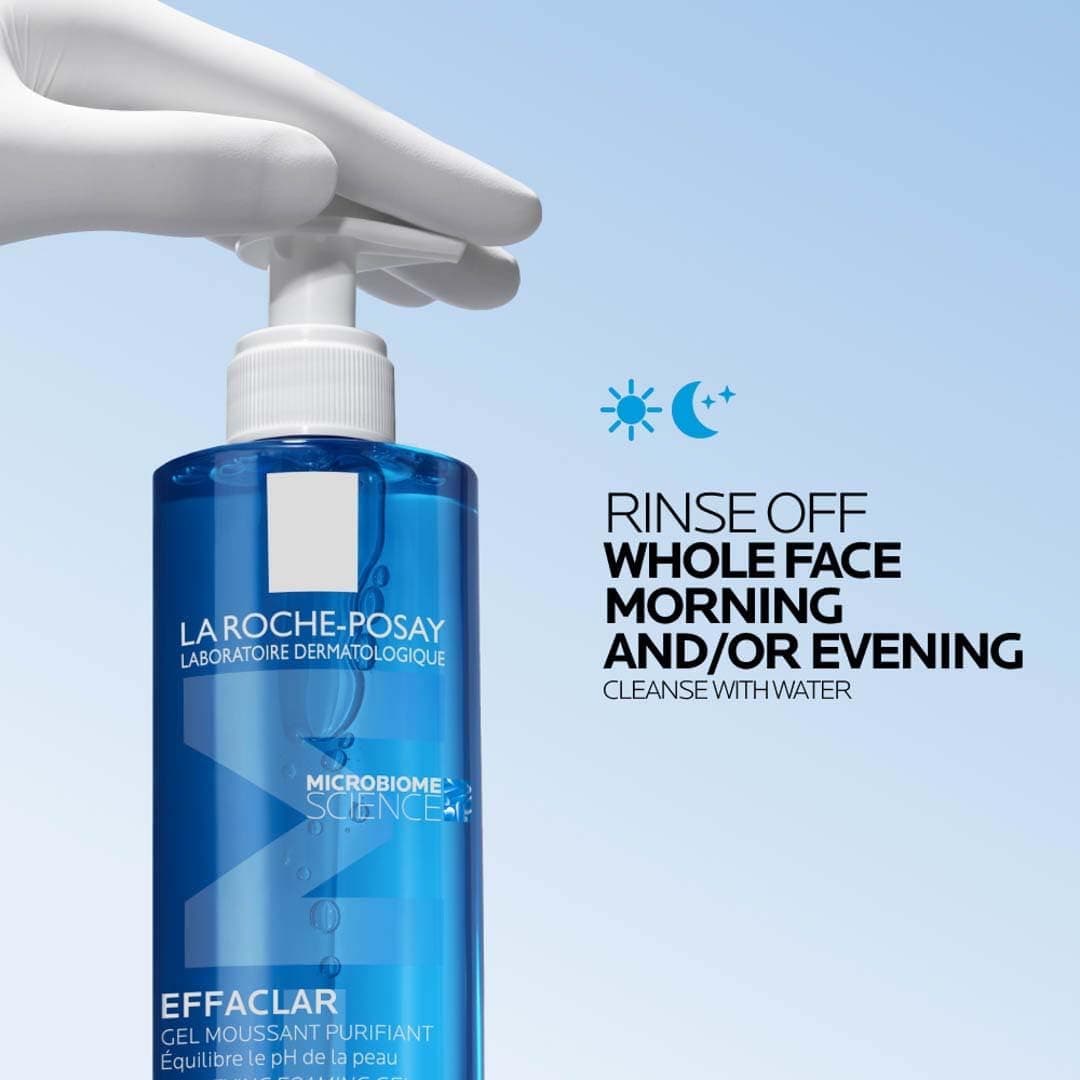 ژل شوینده فومدار صورت La Roche-Posay پاککننده ضدجوش Effaclar ژل شوینده فومدار صورت La Roche-Posay پاککننده ضدجوش Effaclar