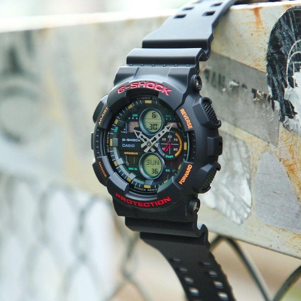 ساعت مچی مردانه Casio G-Shock آنالوگ-دیجیتال صفحه مشکی مدل GA-140-1A4DR (G976) ساعت مچی مردانه Casio G-Shock آنالوگ-دیجیتال صفحه مشکی مدل GA-140-1A4DR (G976)