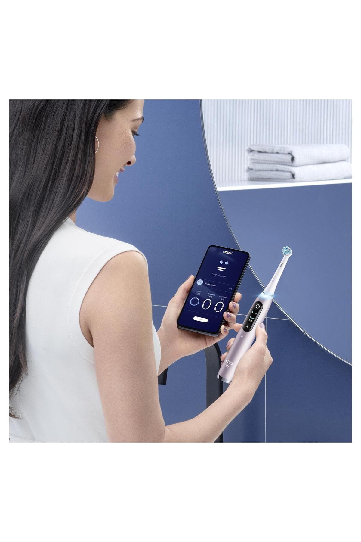 مسواک برقی Oral-B iO 9 صورتی مسواک برقی Oral-B iO 9 صورتی