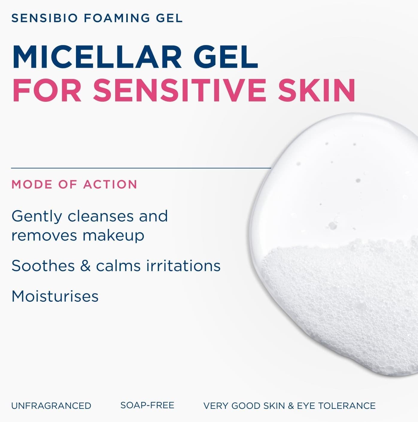 ژل پاککننده صورت Bioderma Sensibio Foaming Gel Micellar مرطوبکننده پوست حساس و نرمال ژل پاککننده صورت Bioderma Sensibio Foaming Gel Micellar مرطوبکننده پوست حساس و نرمال