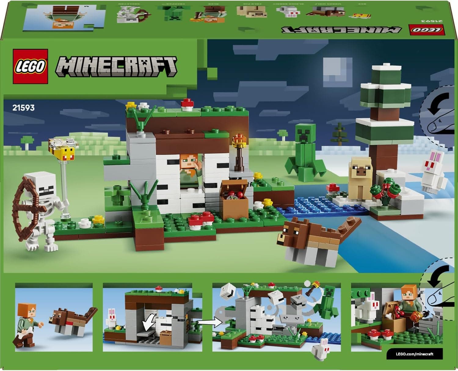 لگو Minecraft ماجراجویی اولین شب مدل 21593 لگو Minecraft ماجراجویی اولین شب مدل 21593