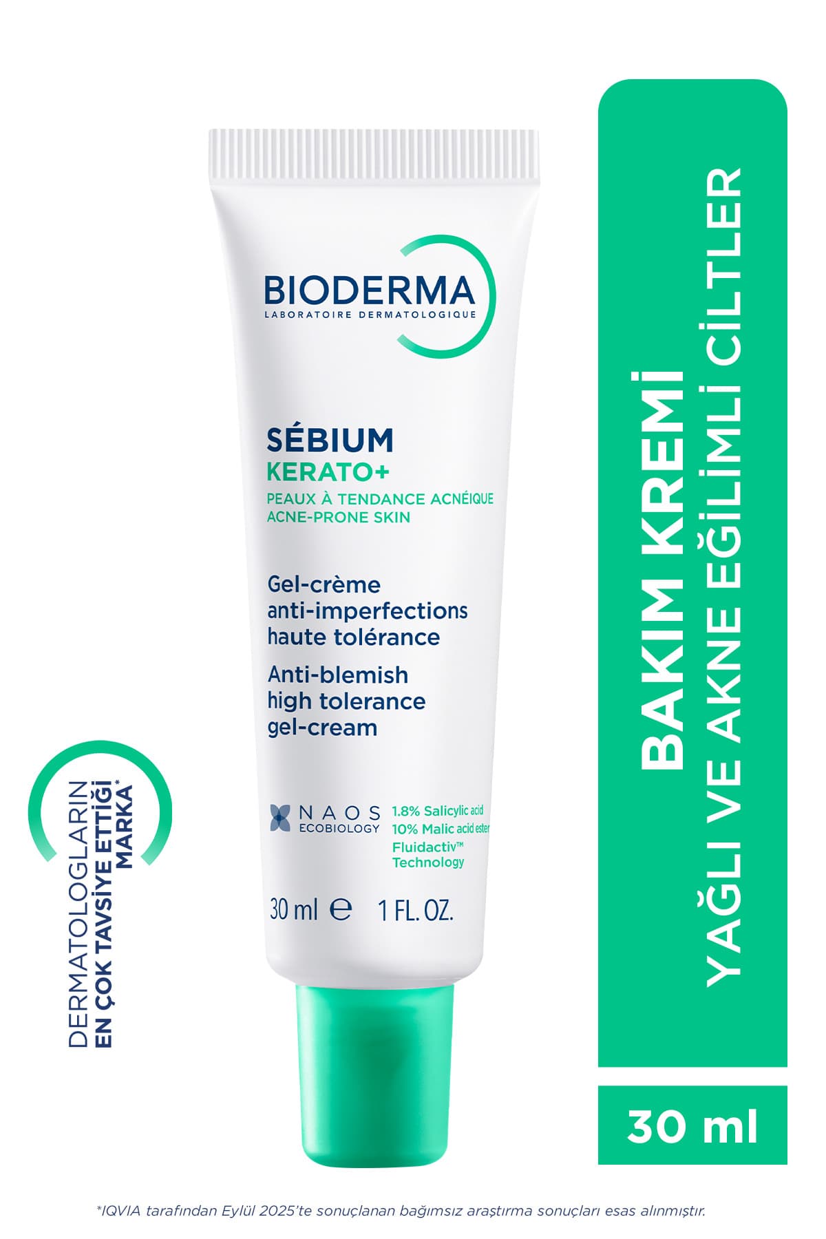 کرم مرطوبکننده ضد جوش و لک و جوشهای سرسیاه Bioderma حاوی اسید سالیسیلیک مدل Sebium Kerato+ 30ml کرم مرطوبکننده ضد جوش و لک و جوشهای سرسیاه Bioderma حاوی اسید سالیسیلیک مدل Sebium Kerato+ 30ml