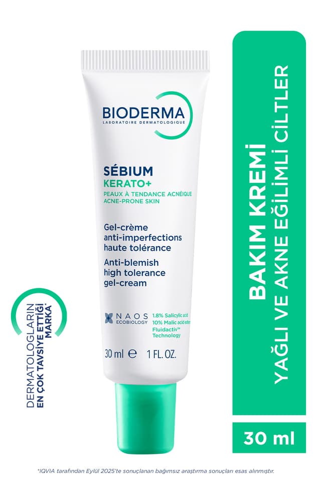 کرم مرطوبکننده ضد جوش و لک و جوشهای سرسیاه Bioderma حاوی اسید سالیسیلیک مدل Sebium Kerato+ 30ml کرم مرطوبکننده ضد جوش و لک و جوشهای سرسیاه Bioderma حاوی اسید سالیسیلیک مدل Sebium Kerato+ 30ml