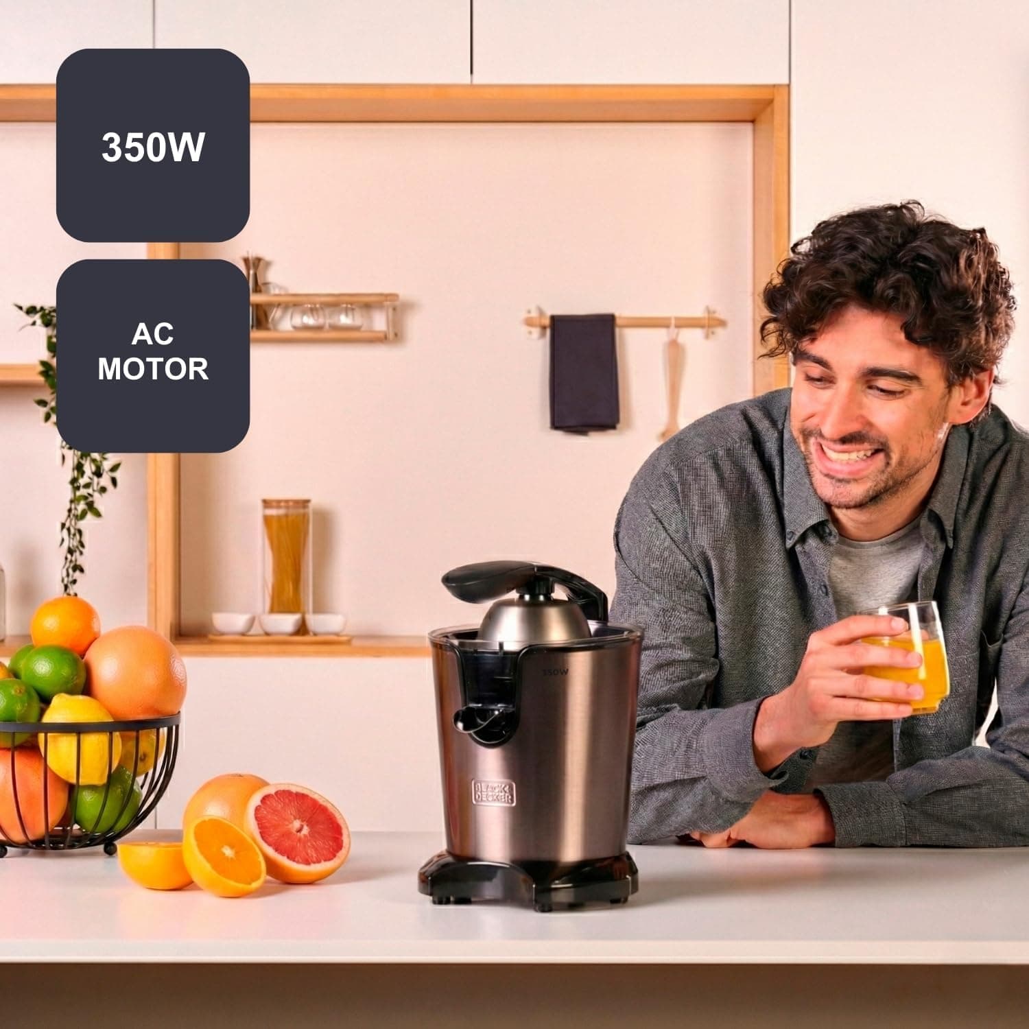 آبمرکباتگیری برقی BLACK+DECKER اهرمی 350 وات مدل BXCJ350E آبمرکباتگیری برقی BLACK+DECKER اهرمی 350 وات مدل BXCJ350E