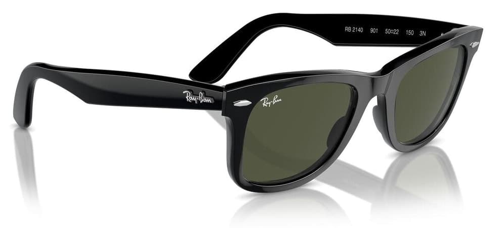 عینک آفتابی یونیسکس Ray-Ban فریم استخوانی لنز سبز wayfarer مدل Rb2140 901 50 عینک آفتابی یونیسکس Ray-Ban فریم استخوانی لنز سبز wayfarer مدل Rb2140 901 50