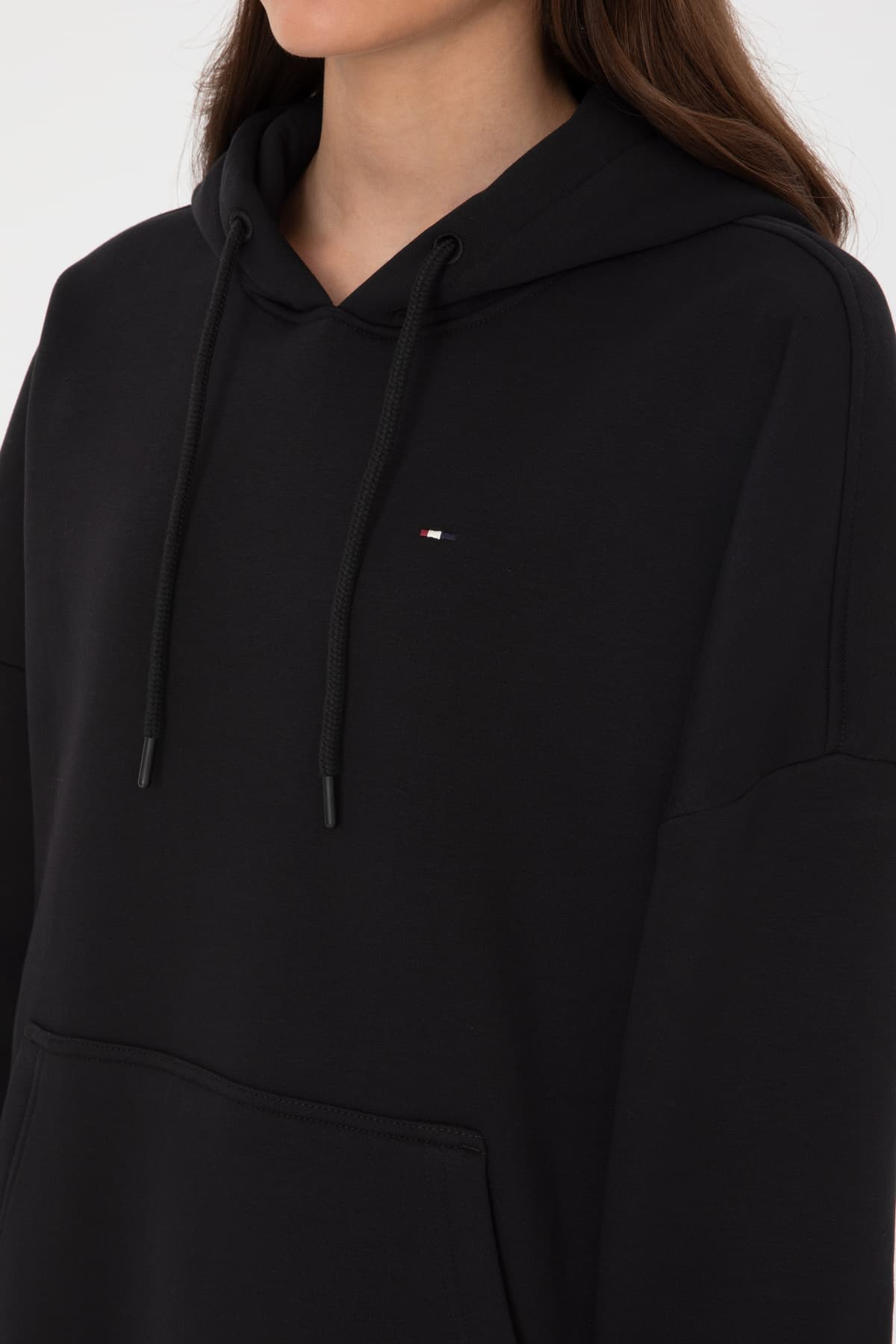 سوییشرت زنانه U.S. Polo Assn. مشکی فلیس کلاهدار مدل 50313567-VR046 سوییشرت زنانه U.S. Polo Assn. مشکی فلیس کلاهدار مدل 50313567-VR046