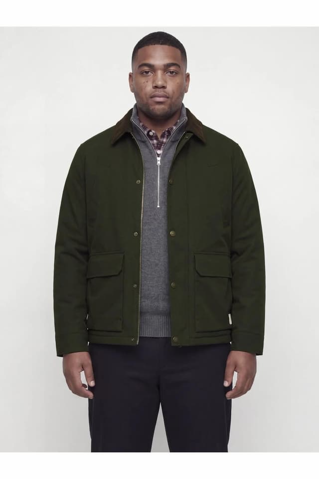 ژاکت مردانه Jack & Jones پَددار بزرگسایز مدل Norrebro 12307768 ژاکت مردانه Jack & Jones پَددار بزرگسایز مدل Norrebro 12307768