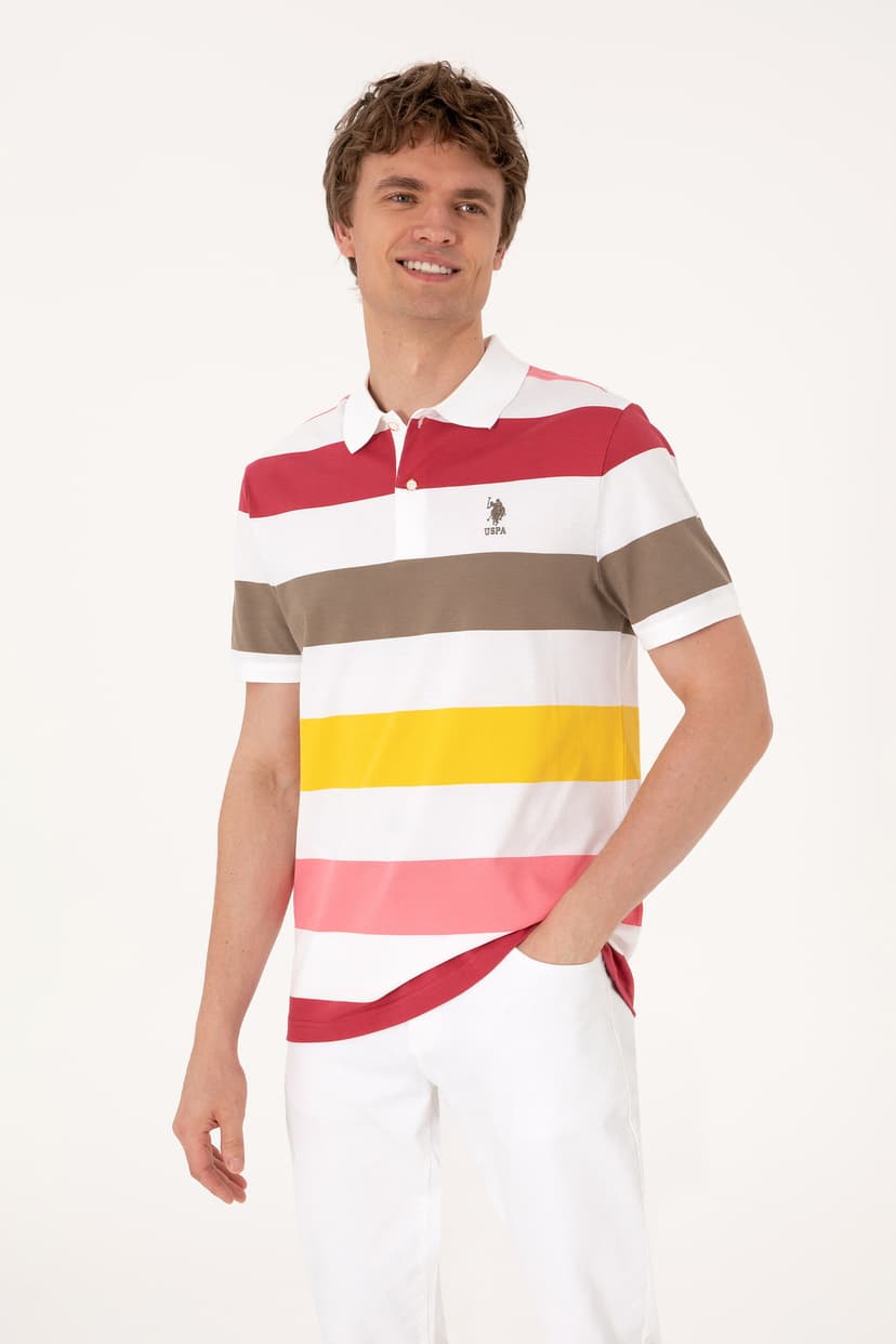 تیشرت مردانه U.S. Polo Assn. یقه پولو فیت معمولی قهوهای روشن مدل 50299945-VR052 تیشرت مردانه U.S. Polo Assn. یقه پولو فیت معمولی قهوهای روشن مدل 50299945-VR052